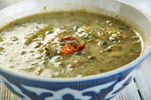 Spinach Dal Curry (Thali)