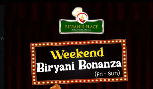 Weekend Biryani Bonanza - Buy2 Biryanis Get1 FREE