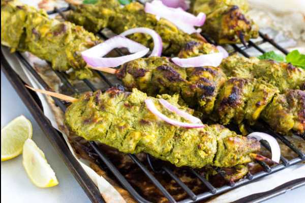 Hariyali Murgh Kabab