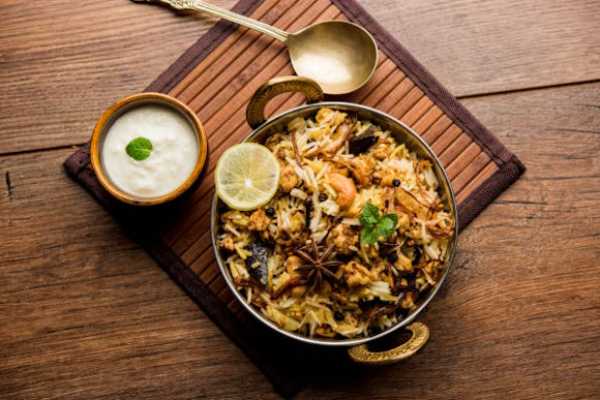 Hyd Goat Dum Biryani ( Bone - In)