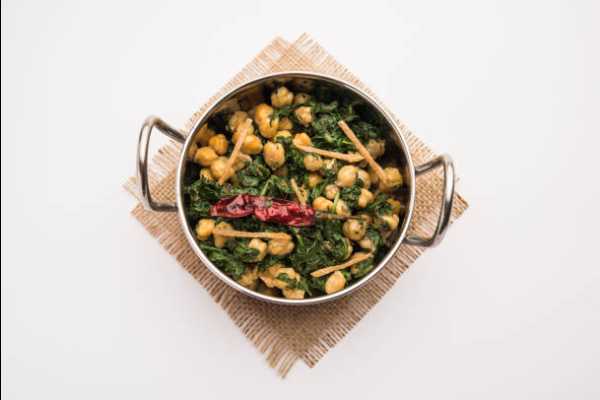 Channa Palak (Spinach)