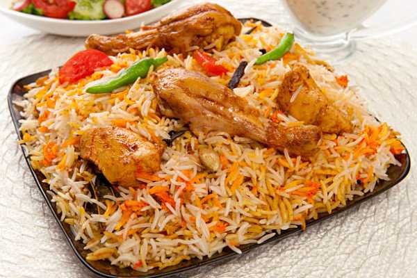 Green Mirchi Chicken Pulav Family