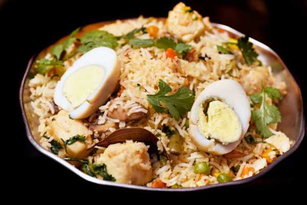 Egg Avakai Fried Rice