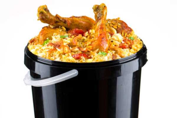 Andhra Chicken Pulav Bucket