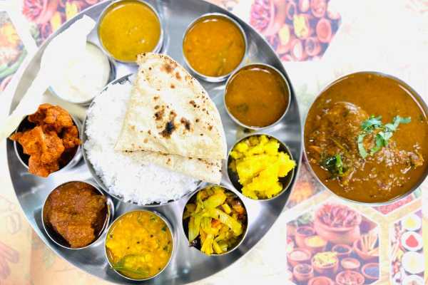 Anjappar Mutton Meal (Thali)