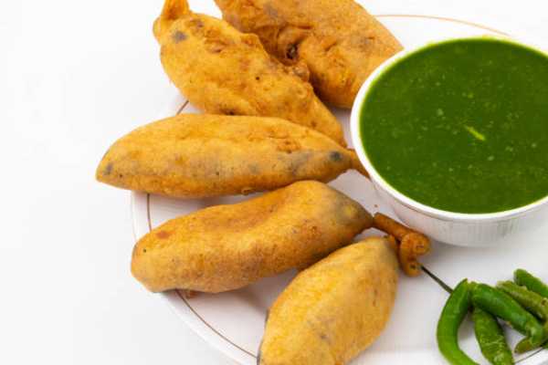 Stuffed Mirchi Bajji 5 piece