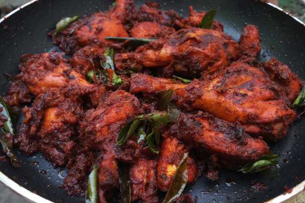 Ghee Roast Chicken Fry ( Guma Gumalu Special )