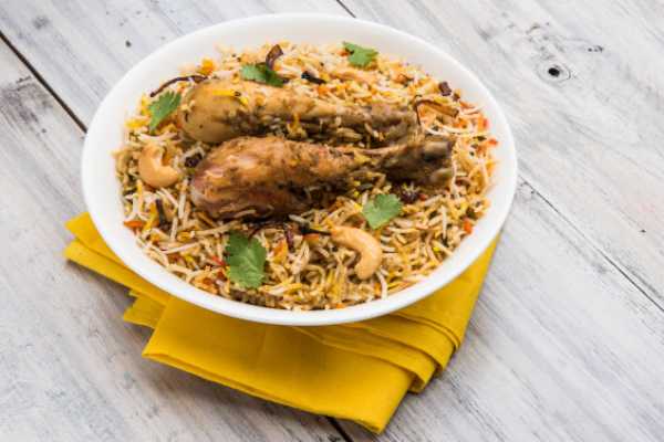 Temper Chicken Dum Biryani