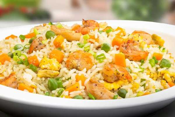 Mixed Chicken & Shrimp Fried Rice