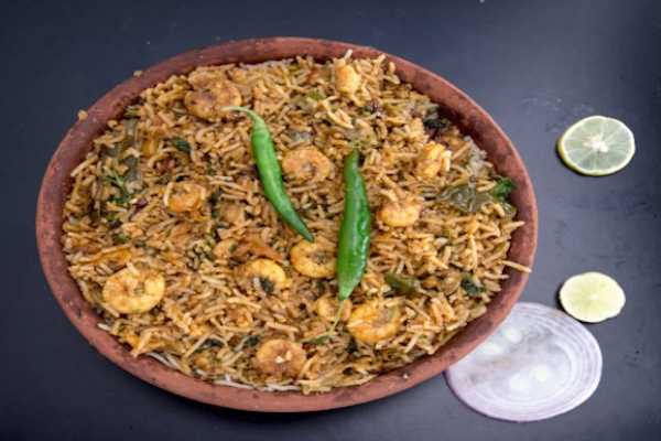 Family Konaseema Shrimp Pulav(FRI_SUN)