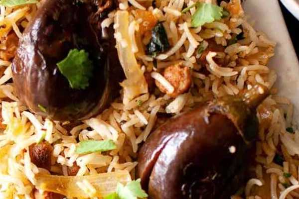 Gutti Vankaya Biryani Tray