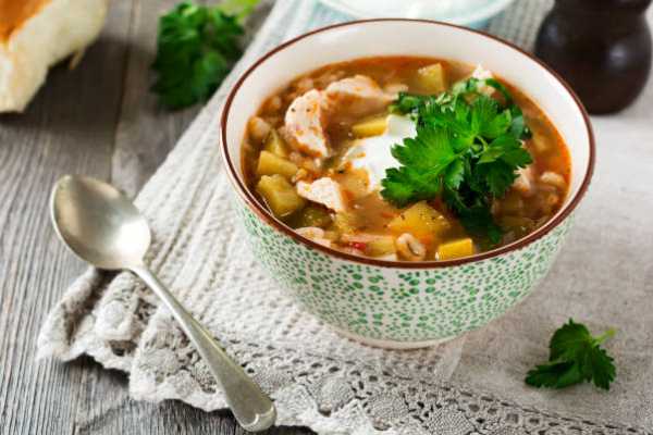 Chicken Hot And Sour Soup 1/2
