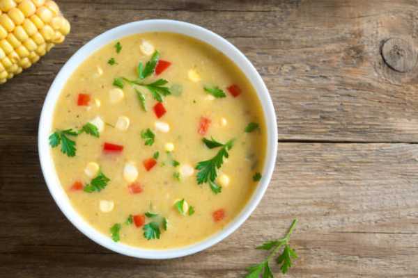 Veg Corn Soup 1/2