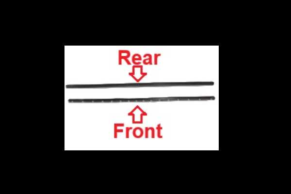 Mopping sweeper-rubber strip (front & rear) - #PR-PDU-522A