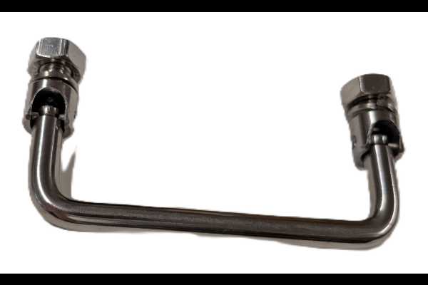 Stainless steel folding handle