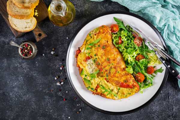 Cheese & Veggie Omelet