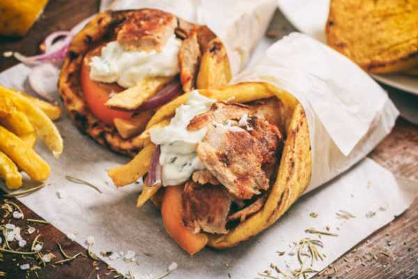 Crispy Chicken Tender Wrap & Fries