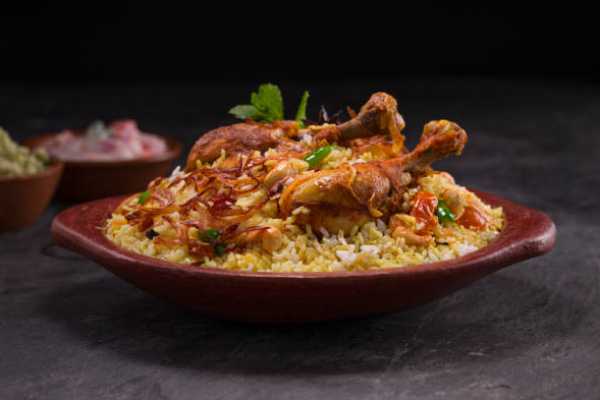 Chicken Fried Piece Biryani(with Bone)