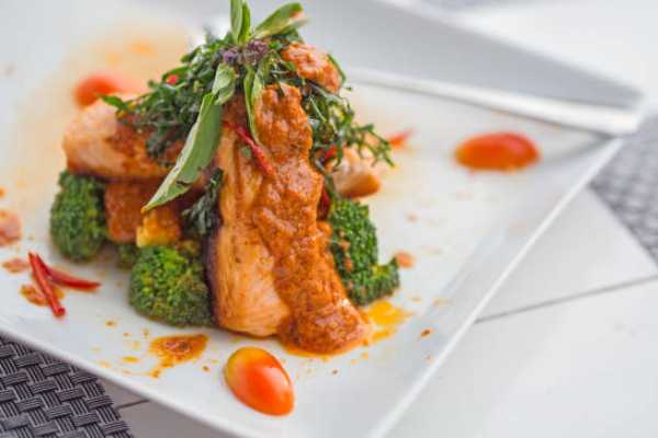 Tandoori salmon