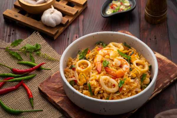 Shrimp Schezwan Fried Rice