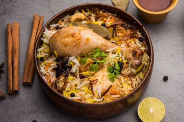 Temper Chicken Dum Biryani