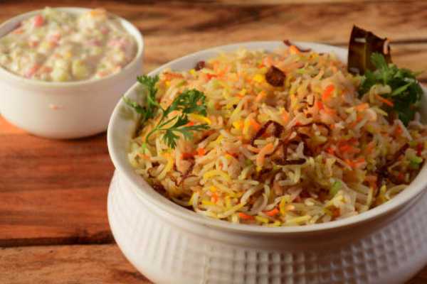 Temper Veg Dum Biryani