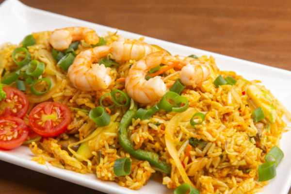 Schezwan Shrimp Fried Rice