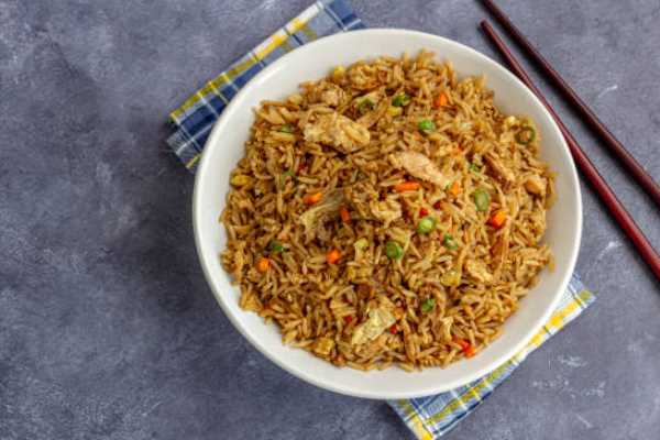 Schezwan Egg Fried Rice