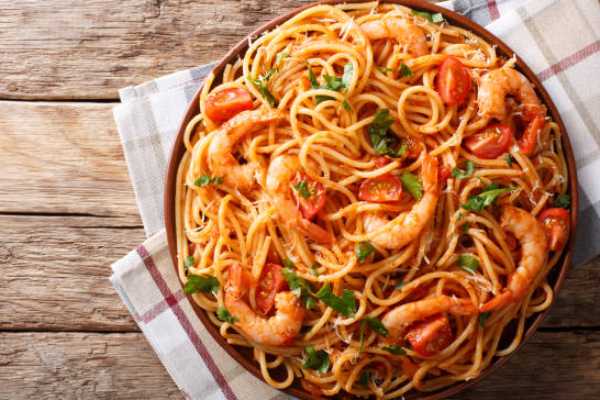 Schezwan shrimp Noodles