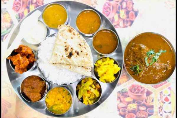 Anjappar Chicken Meal (Thali)