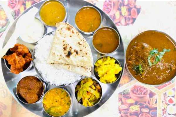 Anjappar Mutton Meal (Thali)