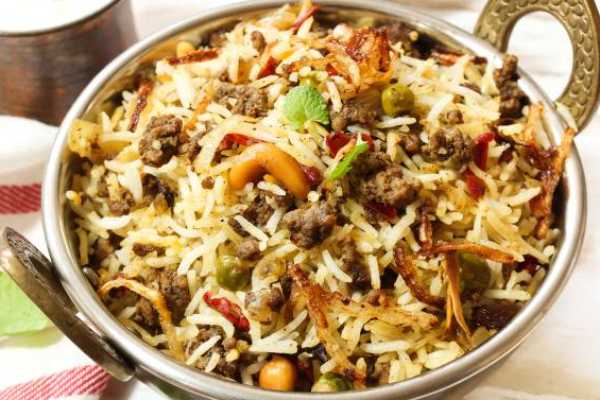 Mutton Keema Biryani