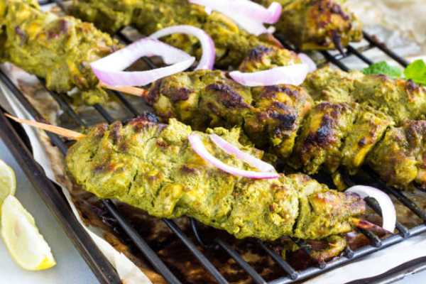 Hariyali Chicken Kebab 