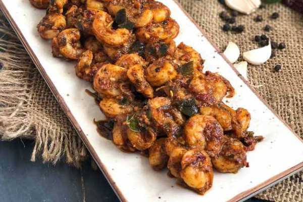 Shrimp Pepper Fry
