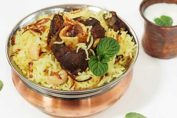 Family Pack Goat Tawa Fry Biryani(Bone In)