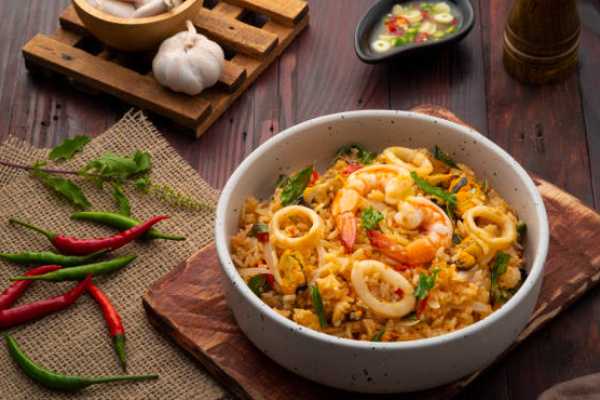 Shrimp Schezwan Fried Rice