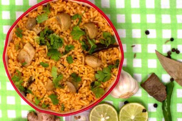 MUSHROOM BIRYANI
