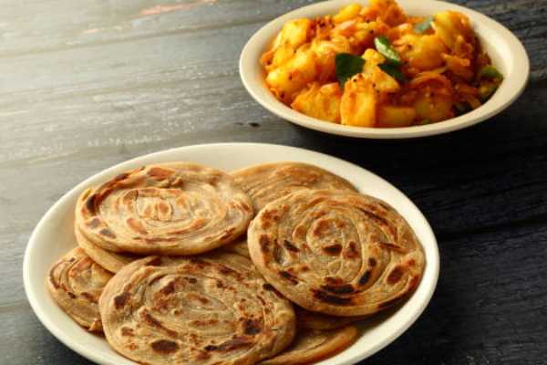 PARATA WITH VEG KORMA