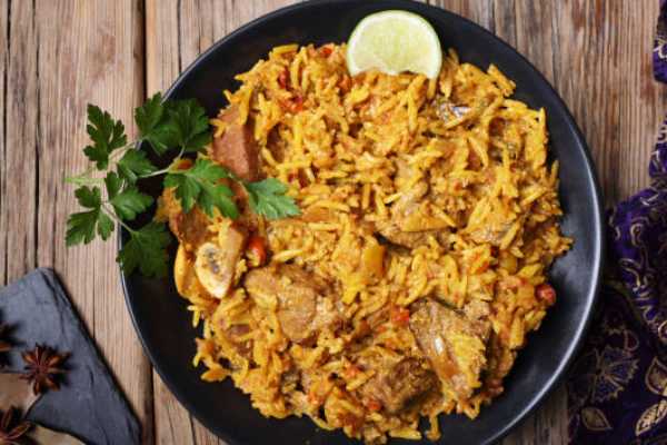 Mushroom Basmati Biryani 