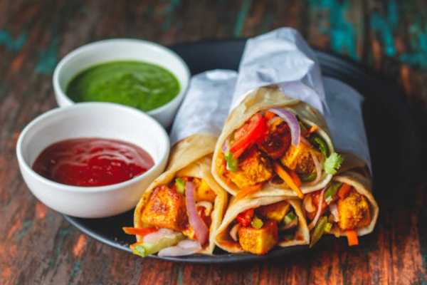 Paneer Tikka Wrap