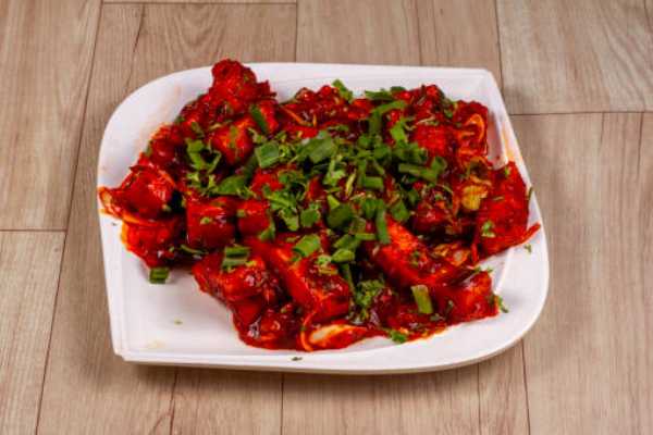 Karivepaku Paneer (Curry Leaf Base)