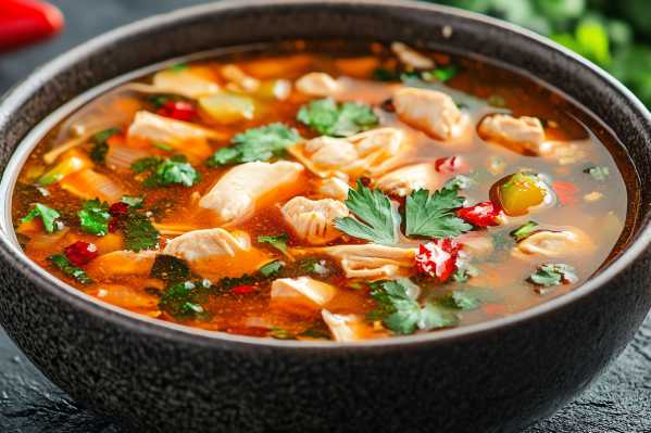 SOUP OF HE HIMALAYS CHICKEN SOUP
