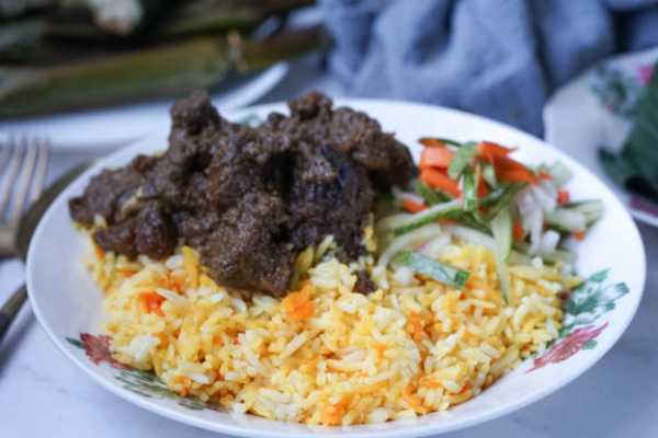 Goat Roast Pulav 