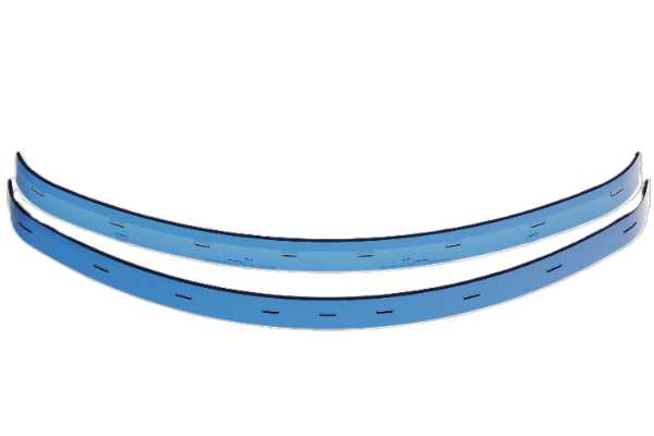 Blue Rubber Blades - #PR-PDU-588A