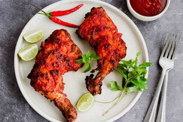 Tandoori Chicken Leg  4 Big Pieces