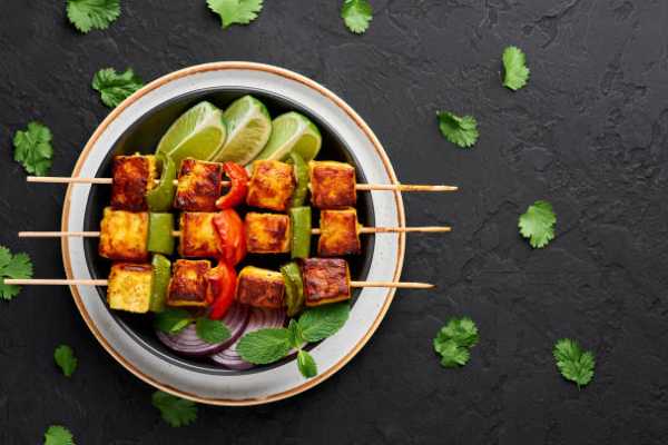 Paneer shashlik