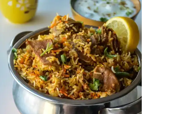 Goat Fry Piece Biryani