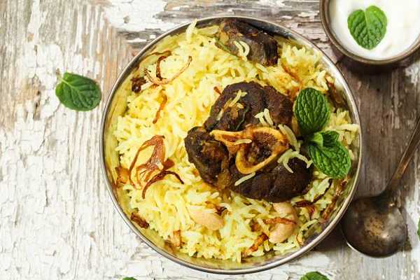 Bagara Rice - Goat Combo
