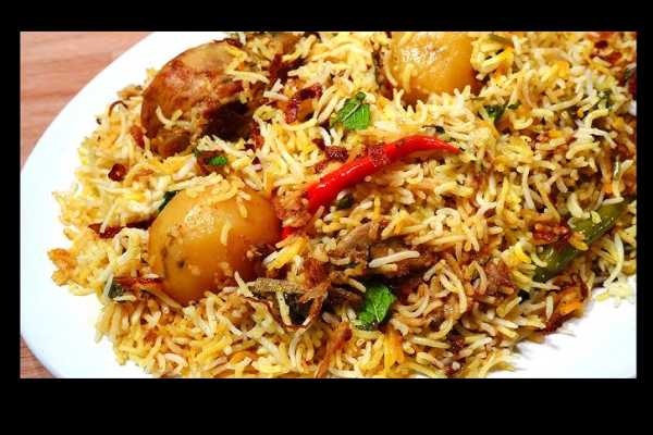 Ghee roast chicken biriyani