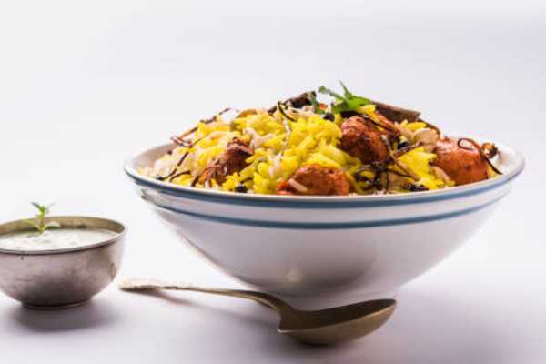 Ghee Roast Mutton Biryani